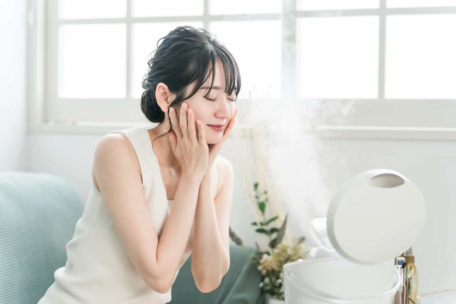 美肌へ導くフェイススチーマーの3つの効果